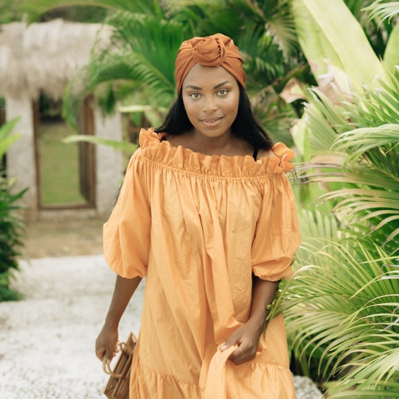 H&M orange dress - Picture 1 of 5